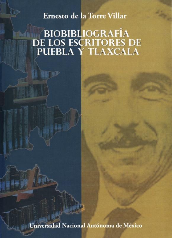 Portada Biobibliografía de los escritores de Puebla y Tlaxcala