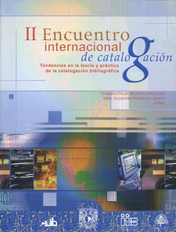 Portada Memoria del Segundo Encuentro Internacional de Catalogación