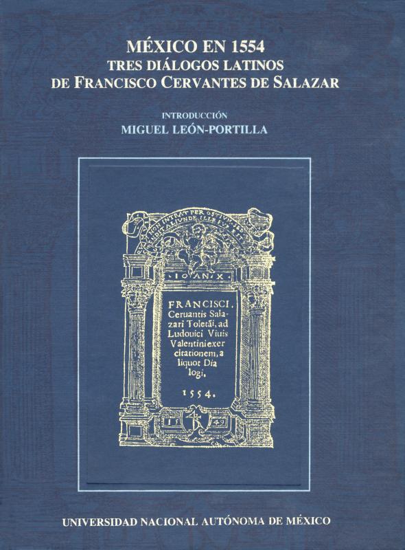 Portada México en 1554: Tres diálogos latinos