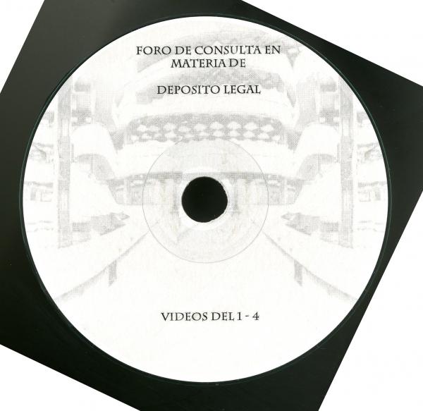 Portada Foro de consulta en materia de depósito legal