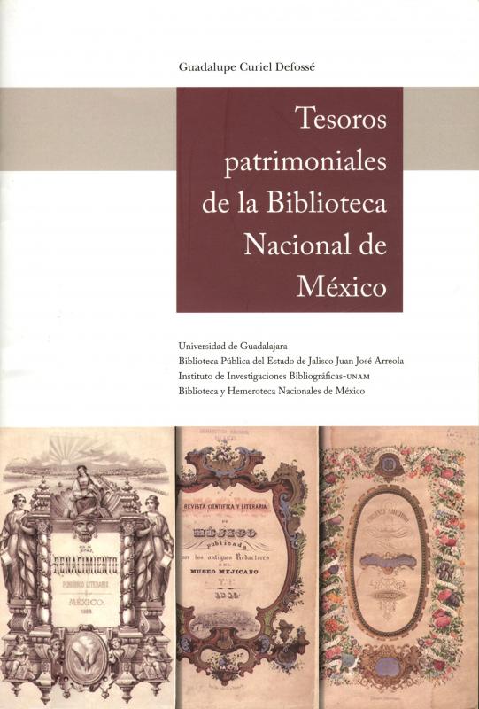 Portada Tesoros patrimoniales de la Biblioteca Nacional de México 